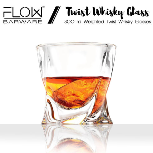 Twist Whisky Glasses & Stones Box Set